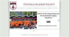 Desktop Screenshot of foothillsacademy.org